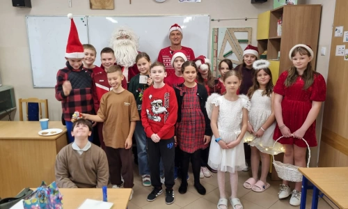 Święty Mikołaj w odwiedzinach